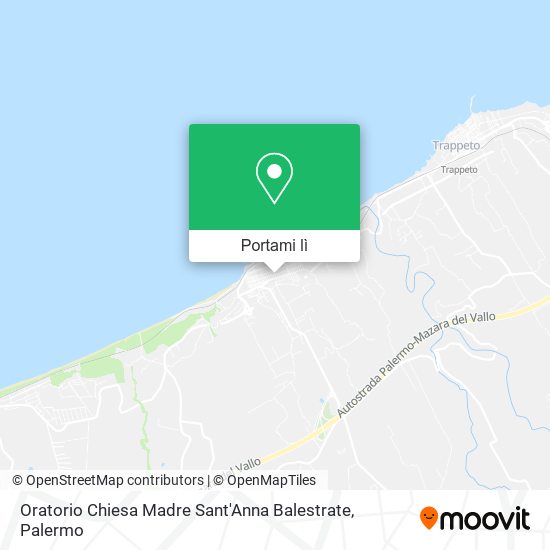 Mappa Oratorio Chiesa Madre Sant'Anna Balestrate