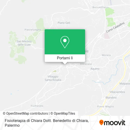 Mappa Fisioterapia di Chiara Dott. Benedetto di Chiara