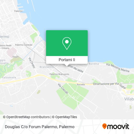 Mappa Douglas C/o Forum Palermo