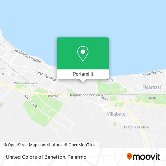 Mappa United Colors of Benetton