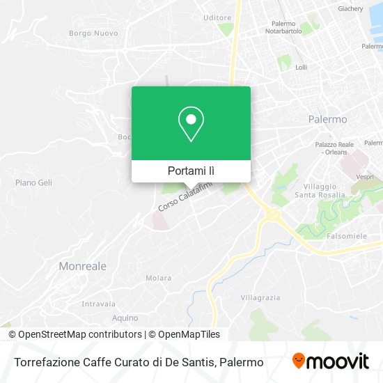 Mappa Torrefazione Caffe Curato di De Santis