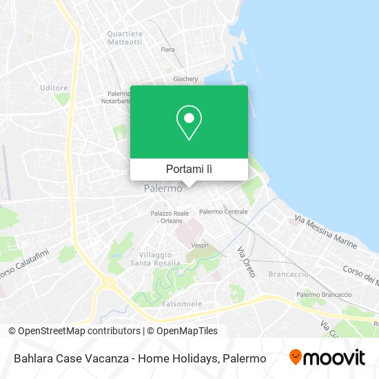 Mappa Bahlara Case Vacanza - Home Holidays