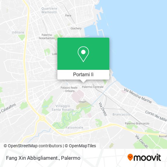 Mappa Fang Xin Abbigliament.