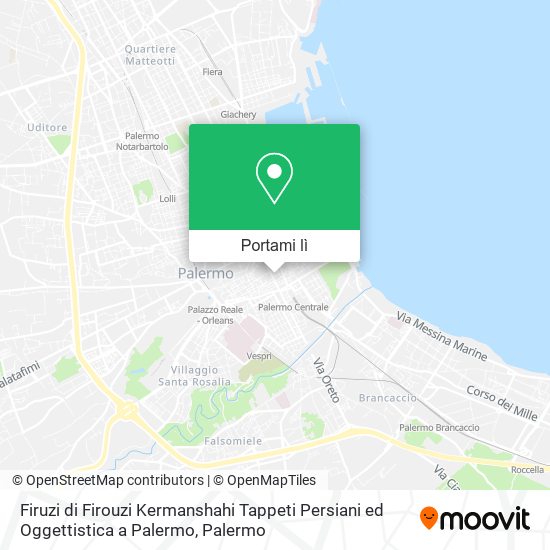 Mappa Firuzi di Firouzi Kermanshahi Tappeti Persiani ed Oggettistica a Palermo