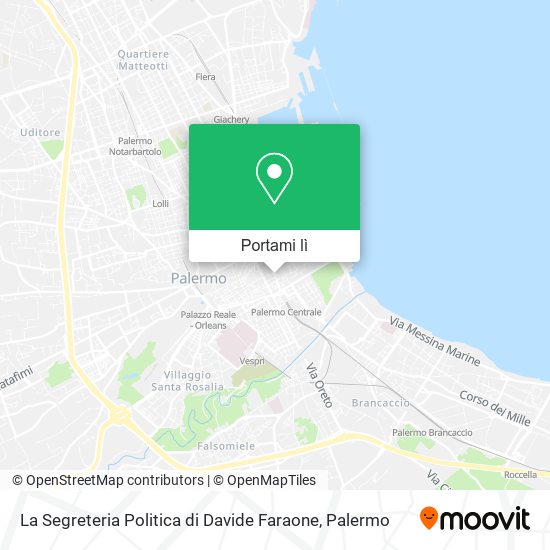 Mappa La Segreteria Politica di Davide Faraone