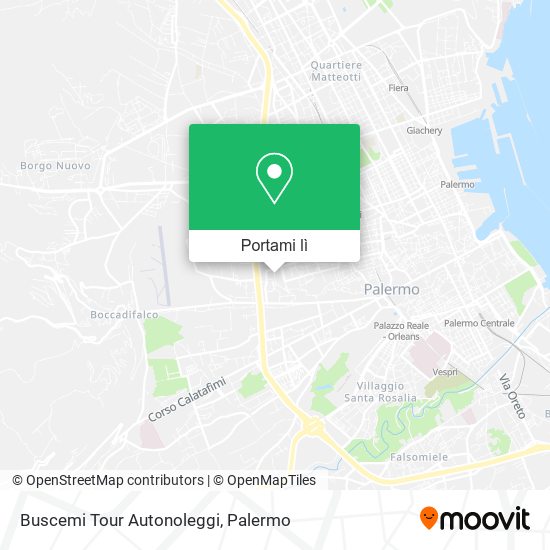 Mappa Buscemi Tour Autonoleggi
