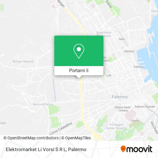 Mappa Elektromarket Li Vorsi S R L