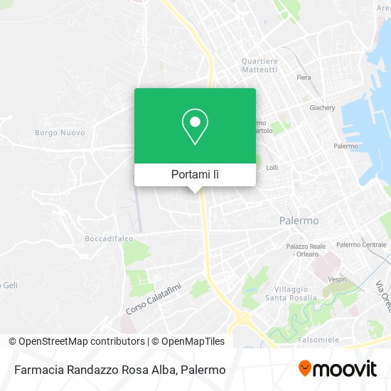 Mappa Farmacia Randazzo Rosa Alba