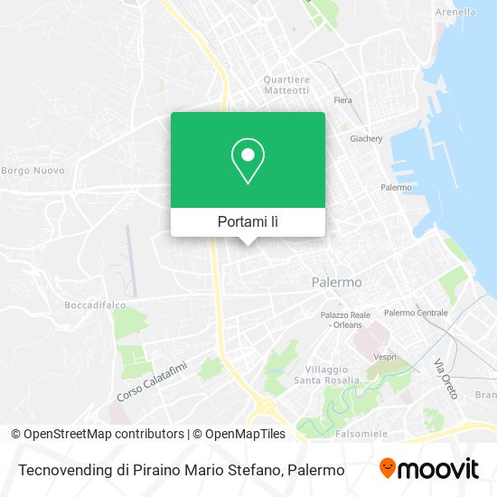 Mappa Tecnovending di Piraino Mario Stefano