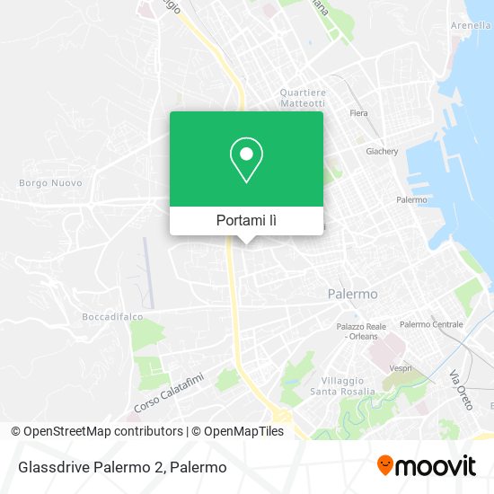 Mappa Glassdrive Palermo 2