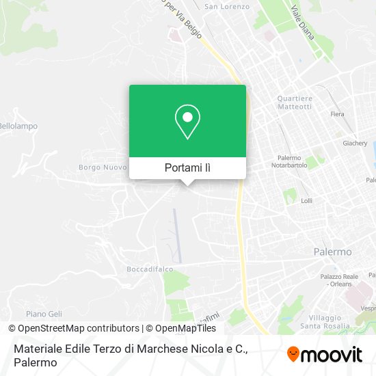 Mappa Materiale Edile Terzo di Marchese Nicola e C.