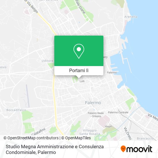 Mappa Studio Megna Amministrazione e Consulenza Condominiale