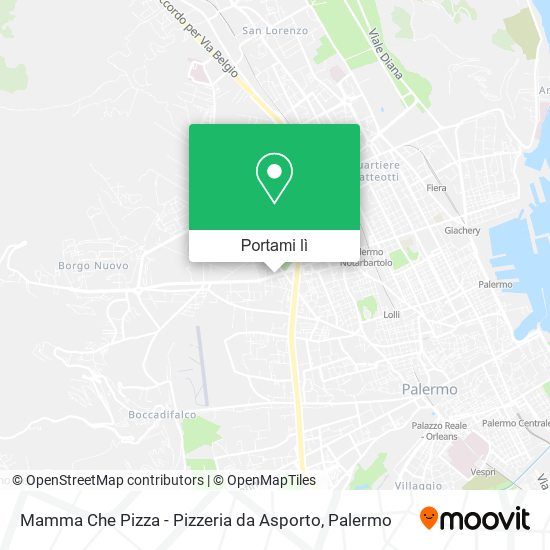 Mappa Mamma Che Pizza - Pizzeria da Asporto