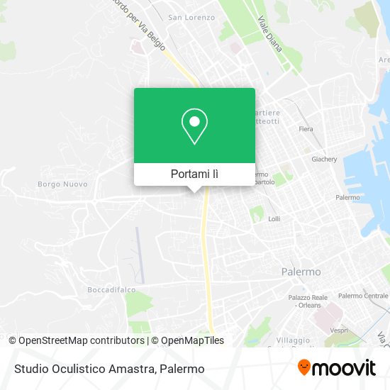 Mappa Studio Oculistico Amastra
