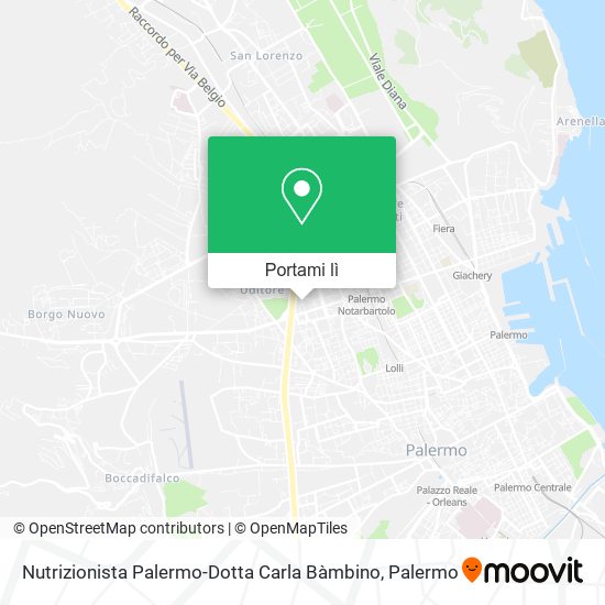 Mappa Nutrizionista Palermo-Dotta Carla Bàmbino