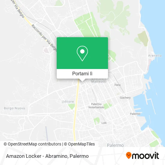 Mappa Amazon Locker - Abramino
