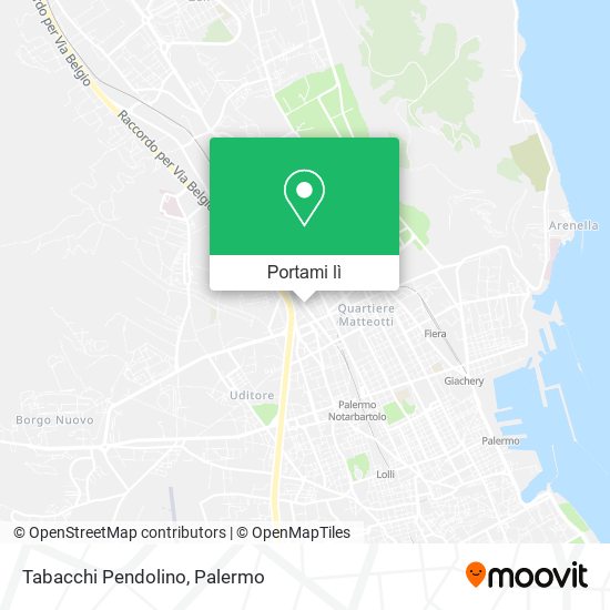 Mappa Tabacchi Pendolino