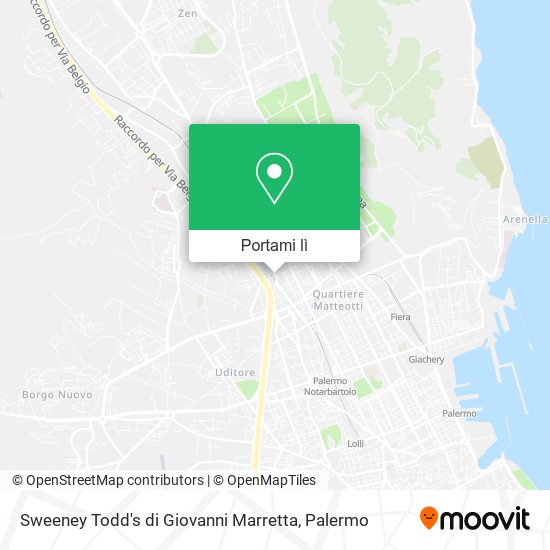 Mappa Sweeney Todd's di Giovanni Marretta