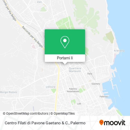 Mappa Centro Filati di Pavone Gaetano & C.