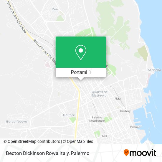 Mappa Becton Dickinson Rowa Italy