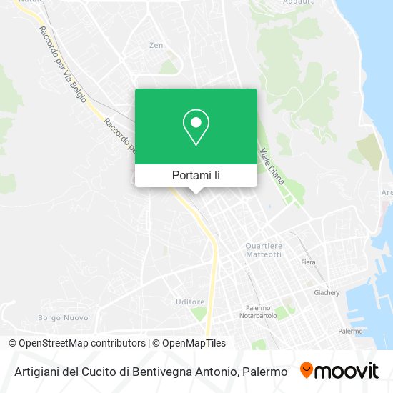 Mappa Artigiani del Cucito di Bentivegna Antonio