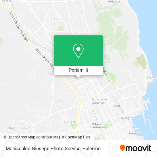 Mappa Maniscalco Giusepe Photo Service