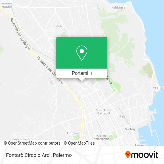 Mappa Fontarò Circolo Arci