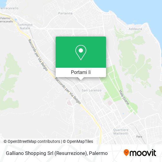 Mappa Galliano Shopping Srl (Resurrezione)