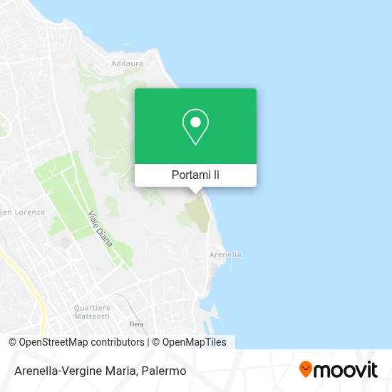 Mappa Arenella-Vergine Maria