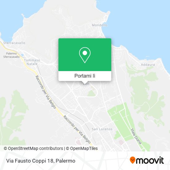 Mappa Via Fausto Coppi  18