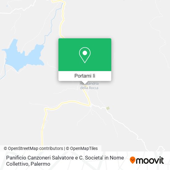 Mappa Panificio Canzoneri Salvatore e C. Societa' in Nome Collettivo