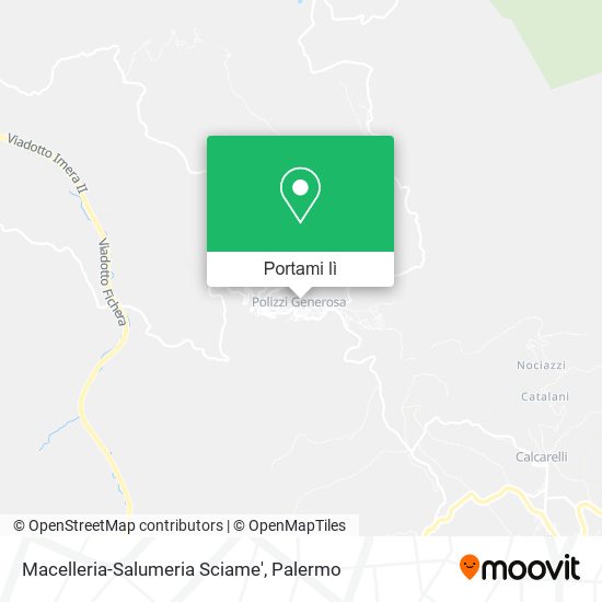 Mappa Macelleria-Salumeria Sciame'