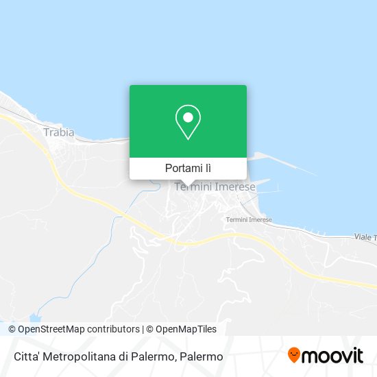 Mappa Citta' Metropolitana di Palermo