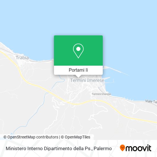 Mappa Ministero Interno Dipartimento della Ps.