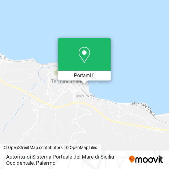 Mappa Autorita' di Sistema Portuale del Mare di Sicilia Occidentale