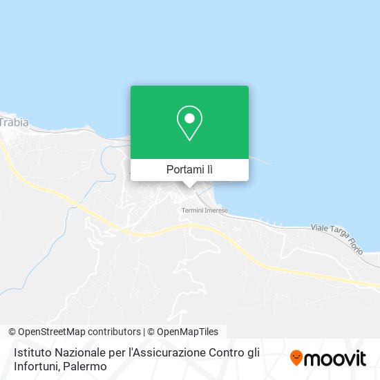 Mappa Istituto Nazionale per l'Assicurazione Contro gli Infortuni