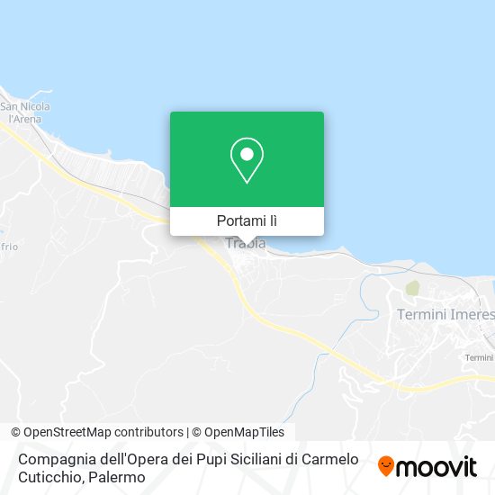 Mappa Compagnia dell'Opera dei Pupi Siciliani di Carmelo Cuticchio