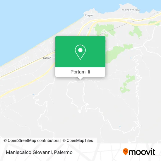 Mappa Maniscalco Giovanni