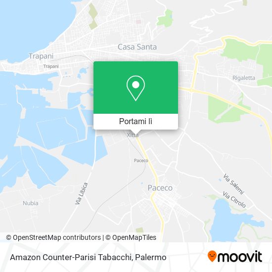 Mappa Amazon Counter-Parisi Tabacchi