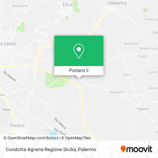 Mappa Condotta Agraria-Regione Sicilia
