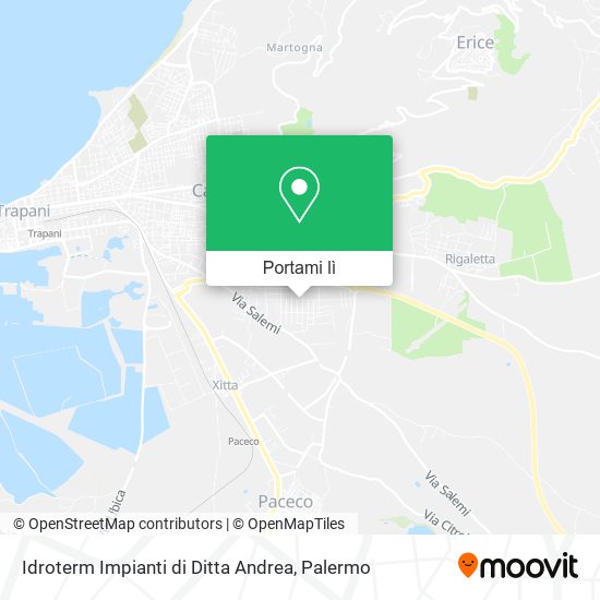 Mappa Idroterm Impianti di Ditta Andrea