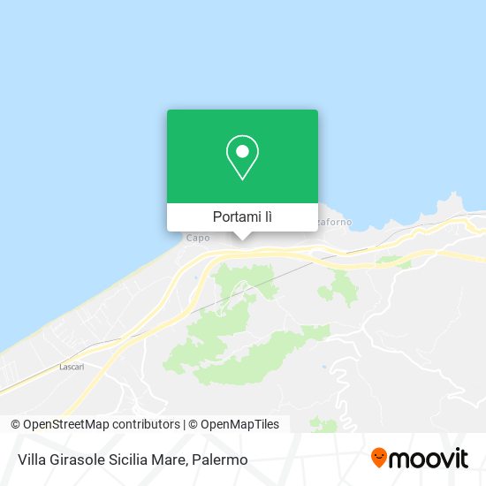 Mappa Villa Girasole Sicilia Mare