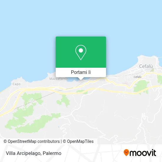 Mappa Villa Arcipelago