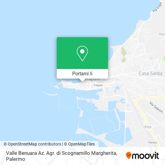 Mappa Valle Benuara Az. Agr. di Scognamillo Margherita
