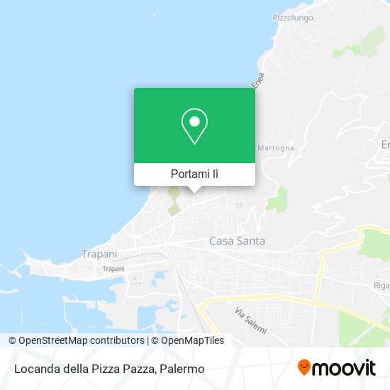 Mappa Locanda della Pizza Pazza