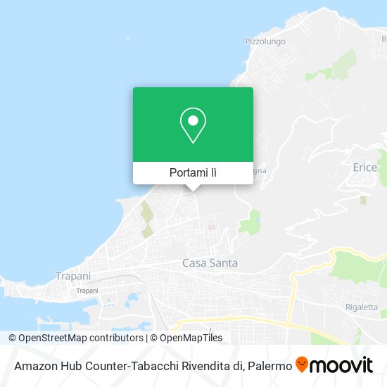 Mappa Amazon Hub Counter-Tabacchi Rivendita di
