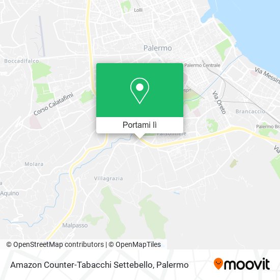 Mappa Amazon Counter-Tabacchi Settebello