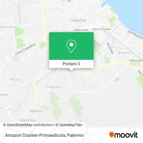 Mappa Amazon Counter-Primaedicola