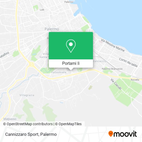 Mappa Cannizzaro Sport