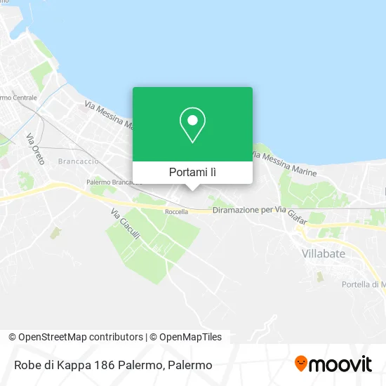 Mappa Robe di Kappa 186 Palermo